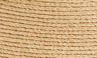 Helen Kaminski Mita Packable Raffia Visor In Natural Sand