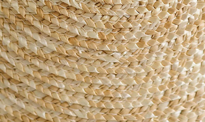 Gigi Pip Wheat Straw Visor In Tan