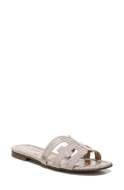 Shop Sam Edelman Bay Cutout Slide Sandal In French Oak