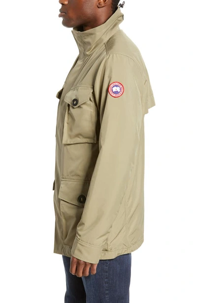 Shop Canada Goose Stanhope Windproof Jacket In Lichen