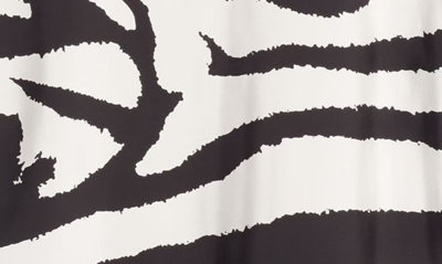 Shop Bottega Veneta Zebra Stripe Parachute Button-up Shirt In Black/ White