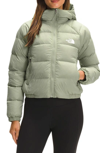 Shop The North Face Hydrenalite Hooded Down Jacket In Tea Green