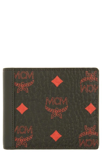 Mcm Small Visetos Bifold Wallet In Winter Moss | ModeSens