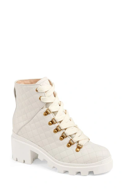 Shop Gucci Trip Hiker Boot In White