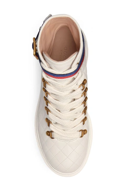 Shop Gucci Trip Hiker Boot In White