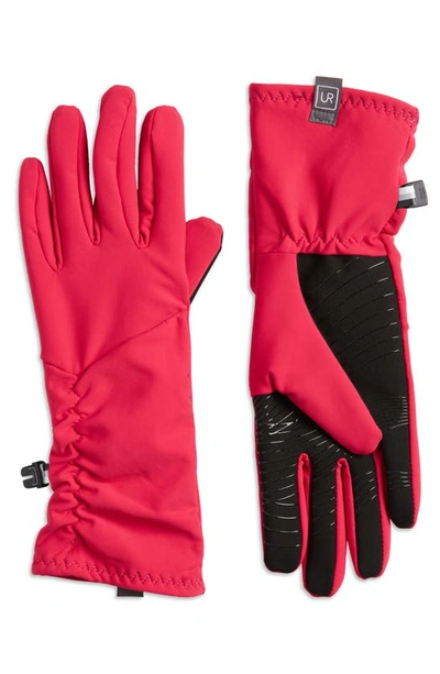 Shop Ur Stretch Tech Gloves In Fuchsia