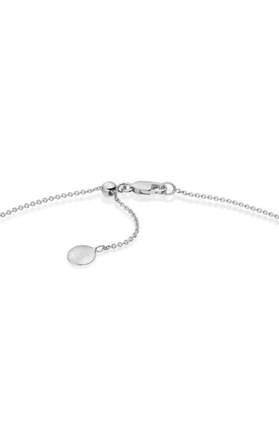 Monica Vinader 32 Inch Adjustable Rolo Chain In Silver