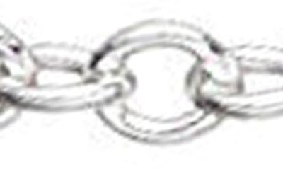 Monica Vinader 32 Inch Adjustable Rolo Chain In Silver