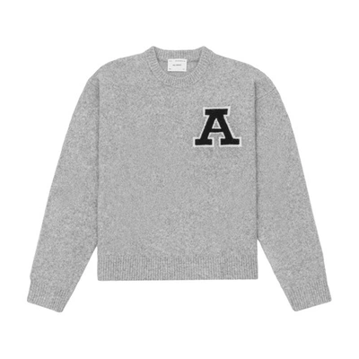 Shop Axel Arigato Team Sweater In Grey