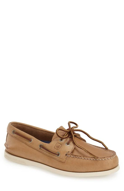 Shop Sperry Authentic Original Boat Shoe In Oatmeal