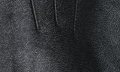 Shop Ur Leather Touchscreen Compatible Gloves In Black