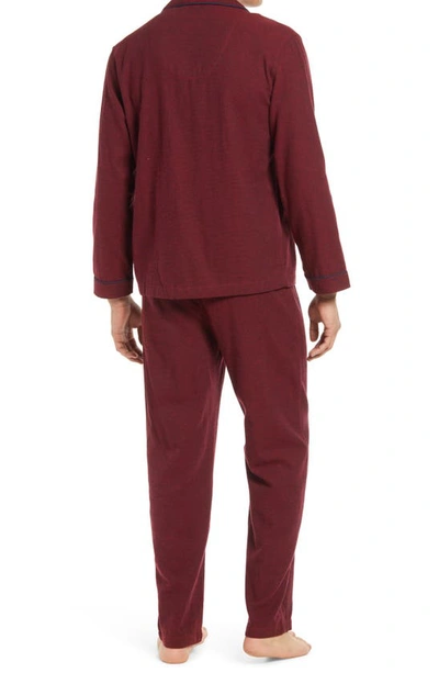 Shop Majestic Citified Cotton Pajamas In Cabernet