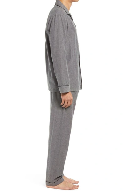 Shop Majestic Citified Cotton Pajamas In Charcoal