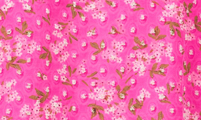 Cece Print Clip Dot Blouse In Pink Multi