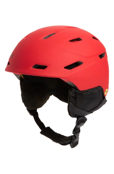 Shop Smith Prospect Junior Snow Helmet With Mips In Matte Lava