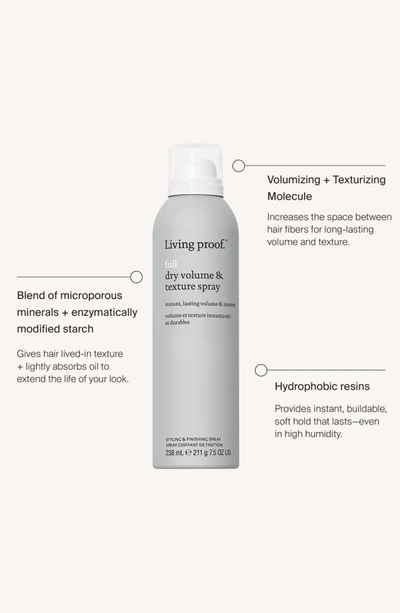 Shop Living Proof Full Dry Volume & Texture Spray, 7 oz