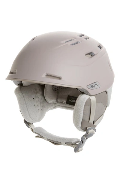 Shop Smith Liberty Snow Helmet With Mips In Matte Satin White