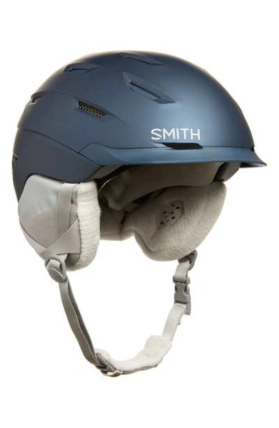 Shop Smith Liberty Snow Helmet With Mips In Matte Metallic French Navy