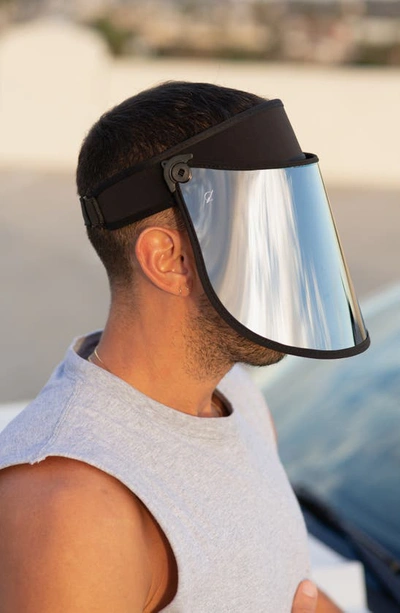 Shop Bluestone Sunshields Full Lux Visor In Chrome