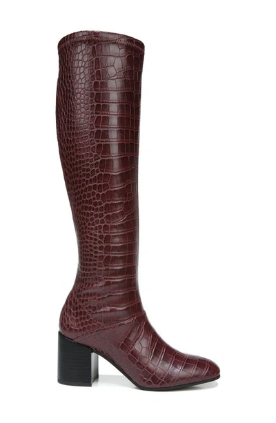 Shop Franco Sarto L-tribute Knee High Boot In Mulberry