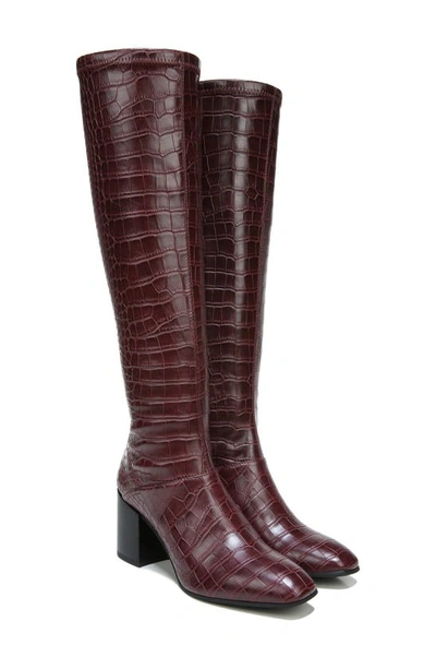 Shop Franco Sarto L-tribute Knee High Boot In Mulberry