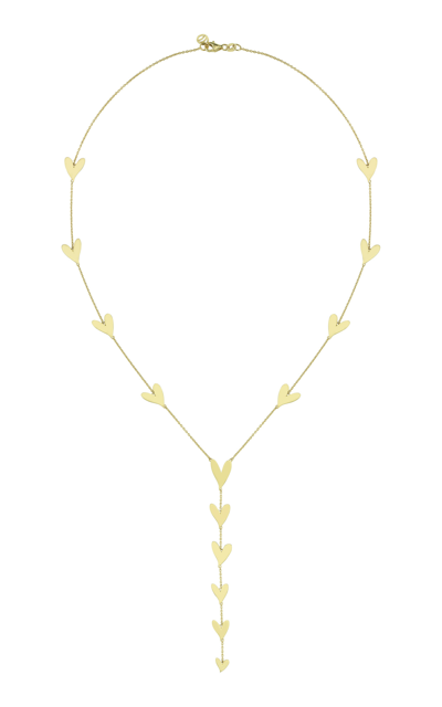 Shop Charms Company Be Mine 14k Yellow Gold Lariat Necklace