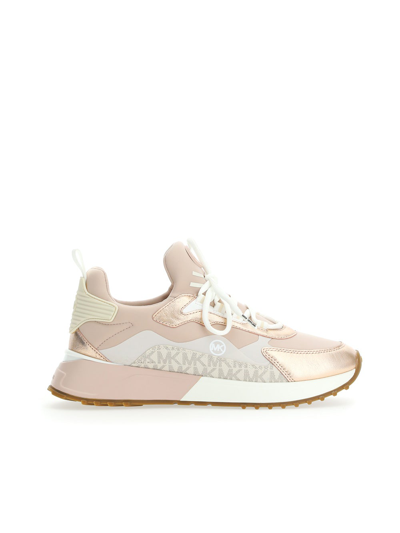 Shop Michael Michael Kors Sneakers In Light Pink