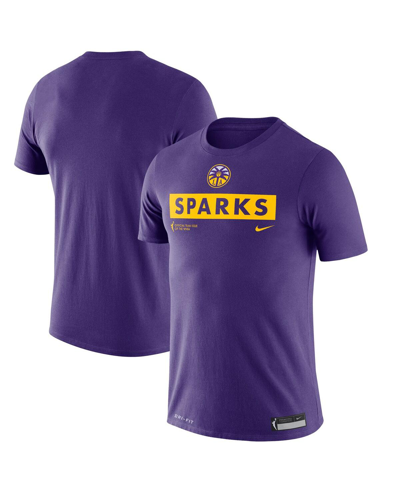 Shop Nike Purple Los Angeles Sparks Practice T-shirt