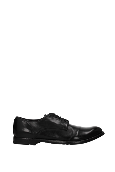 Shop Officine Creative Lace Up And Monkstrap Leather In Black