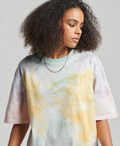 Superdry Women's Pastel Tie Dye T-shirt Multiple Colours Size: L | ModeSens