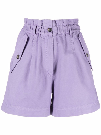 Shop Kenzo Shorts In Pink & Purple