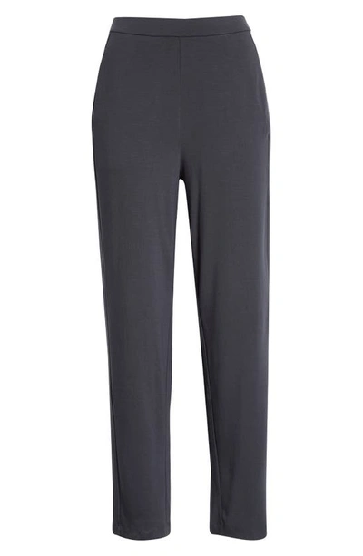 Shop Eileen Fisher Slouch Ankle Pants In Graphite