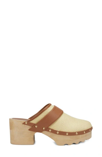 Shop Aerosoles Pedro Clog In Natural Combo Vegan Raffia