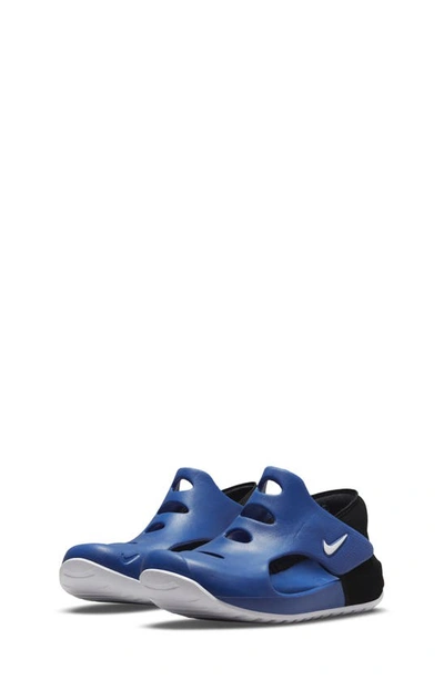 Shop Nike Sunray Protect 3 Sandal In Game Royal/ White/ Black