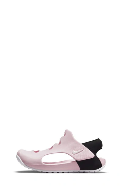 Shop Nike Sunray Protect 3 Sandal In Pink Foam / White/ Black