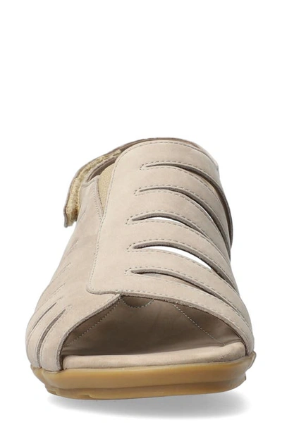 Shop Mephisto Praline Slingback Sandal In Warm Grey