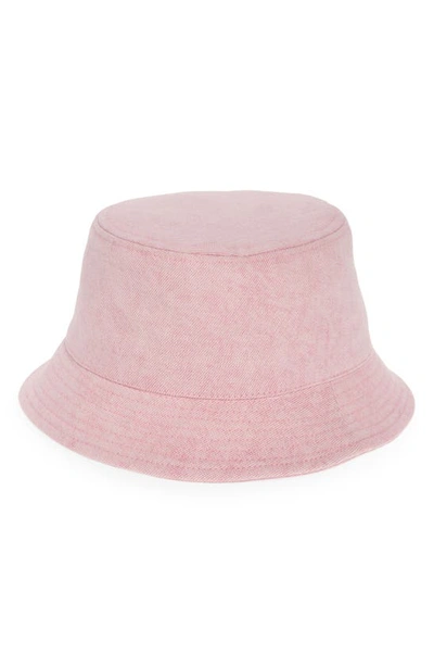 Shop Isabel Marant Haley Denim Bucket Hat In Light Pink