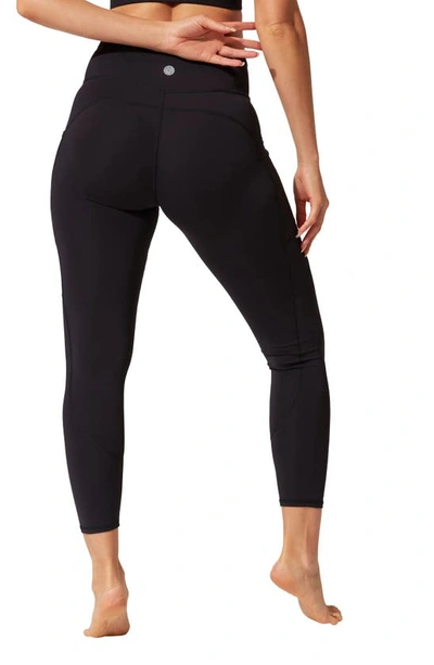 Shop Threads 4 Thought Rita High Waist Pocket Leggings In Jet Black