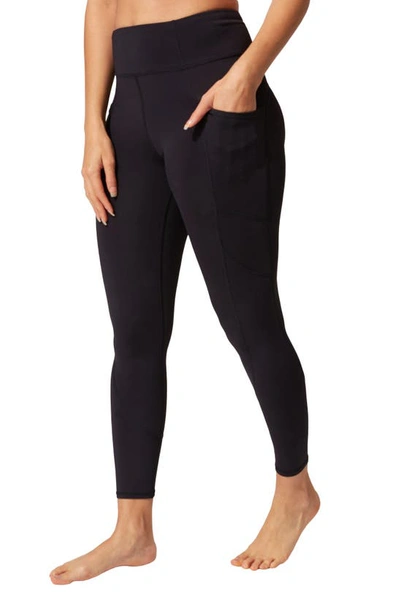 Shop Threads 4 Thought Rita High Waist Pocket Leggings In Jet Black