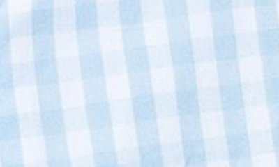 Petite Plume Gingham Check Pajamas In Blue