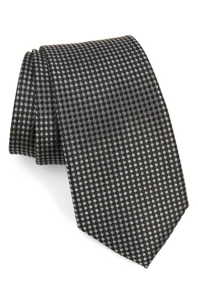 Shop Nordstrom Collier Neat Silk Tie In Black