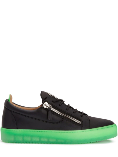 Green giuseppe zanotti sneakers hotsell