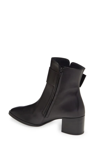 Shop Paul Green Jewel Bootie In Black Leather