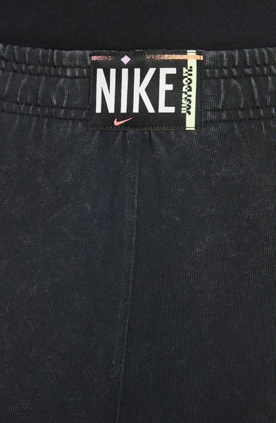 Shop Nike Sportswear Washed Joggers In Black/ Black