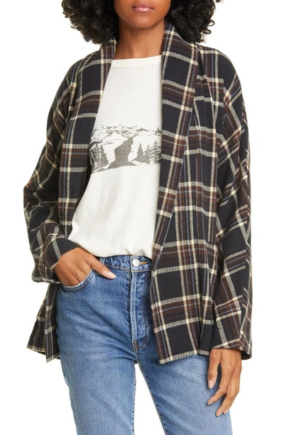 Shop The Great Cabin Jacket In Woodland Plaid