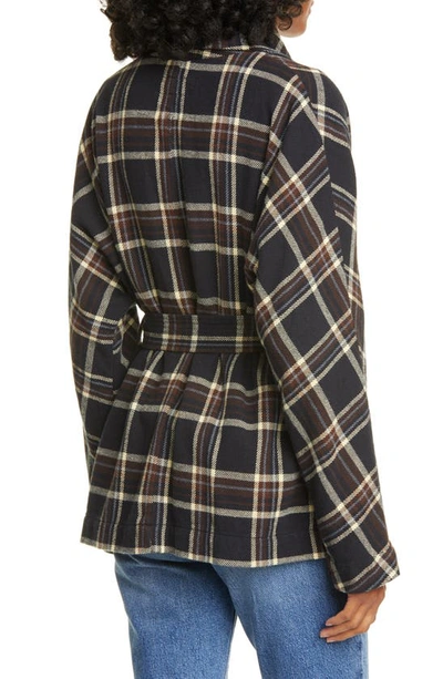 Shop The Great Cabin Jacket In Woodland Plaid