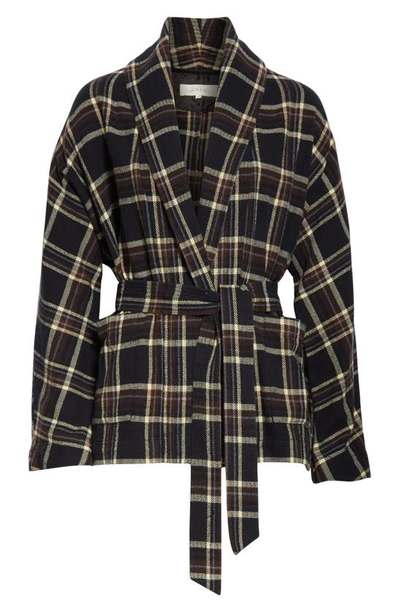 Shop The Great Cabin Jacket In Woodland Plaid