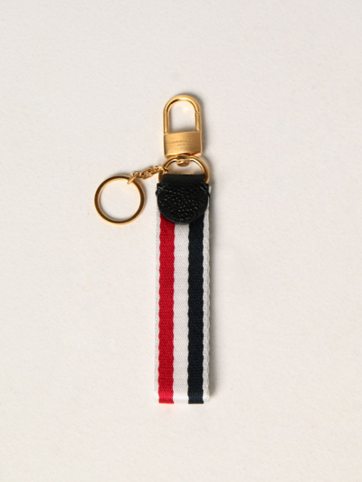 Shop Thom Browne Loop Key Ring With Clip In Multicolor