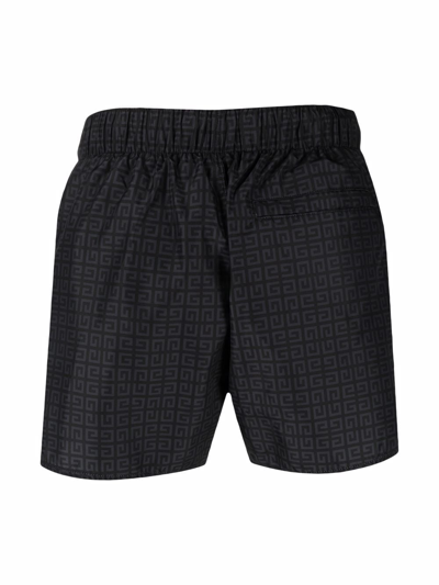 Shop Givenchy Shorts Da Mare 4g In Black