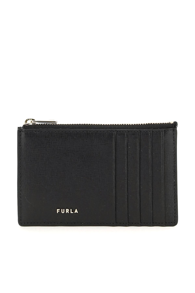 Shop Furla Babylon Zipped Cardholder In Black